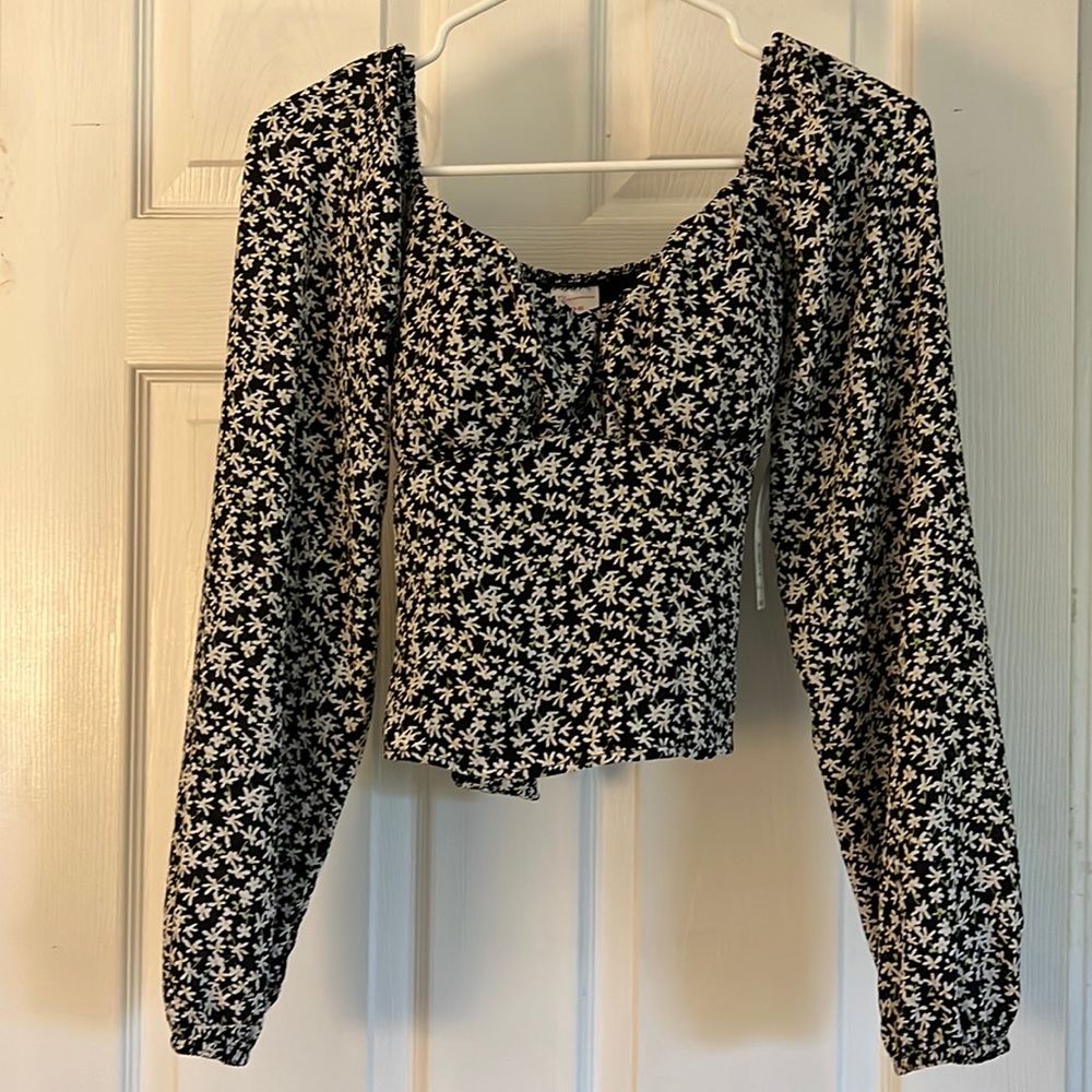 Longsleeve Bustier Top